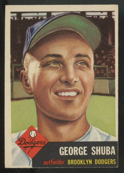 1953 Topps George Shuba #34 Good