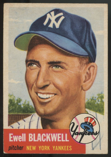 1953 Topps Ewell Blackwell #31 EX