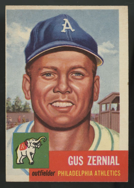 1953 Topps Gus Zernial #42 VG/EX