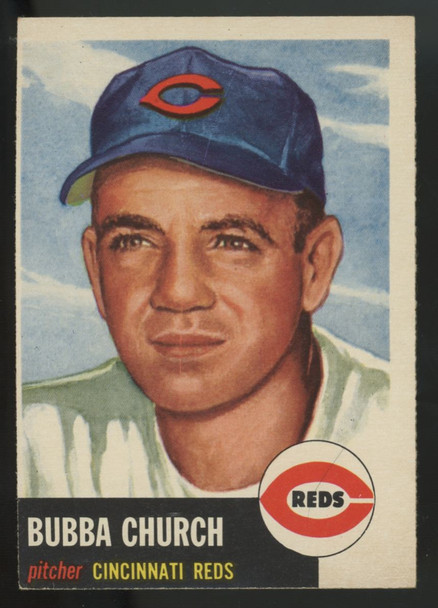 1953 Topps Bubba Church #47 EX+