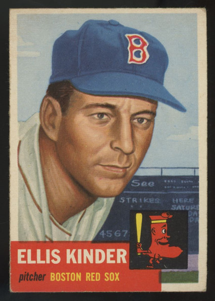 1953 Topps Ellis Kinder #44 VG