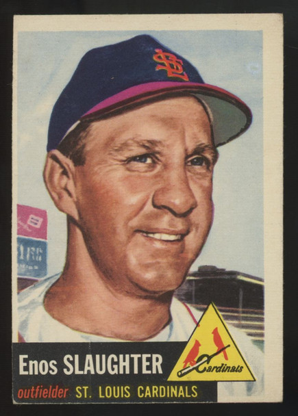 1953 Topps Enos Slaughter #41 VG/EX