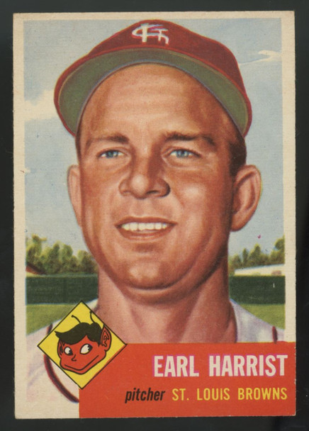 1953 Topps Earl Harrist #65 EX/MT
