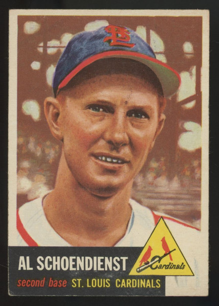 1953 Topps Al Schoendienst #78 EX/MT