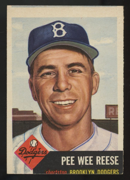 1953 Topps Pee Wee Reese #76 VG  (MC)