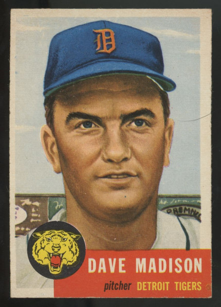 1953 Topps Dave Madison #99 VG/EX