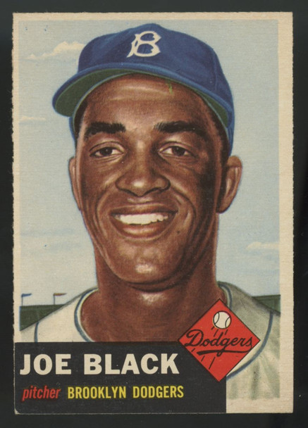 1953 Topps Joe Black RC #81 EX/MT