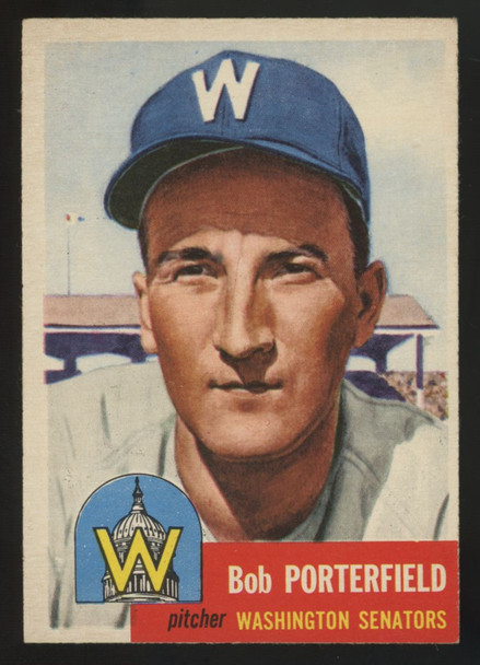 1953 Topps Bob Porterfield #108 EX