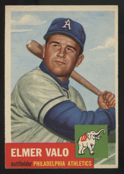 1953 Topps Elmer Valo #122 EX