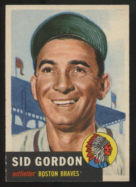 1953 Topps Sid Gordon #117 EX