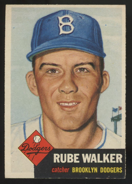 1953 Topps Rube Walker #134 EX