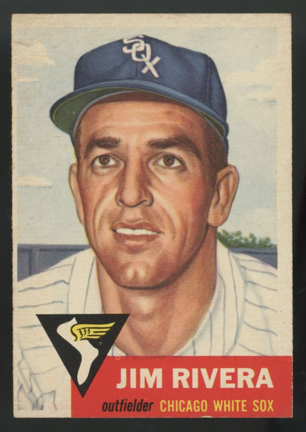 1953 Topps Jim Rivera #156 VG/EX