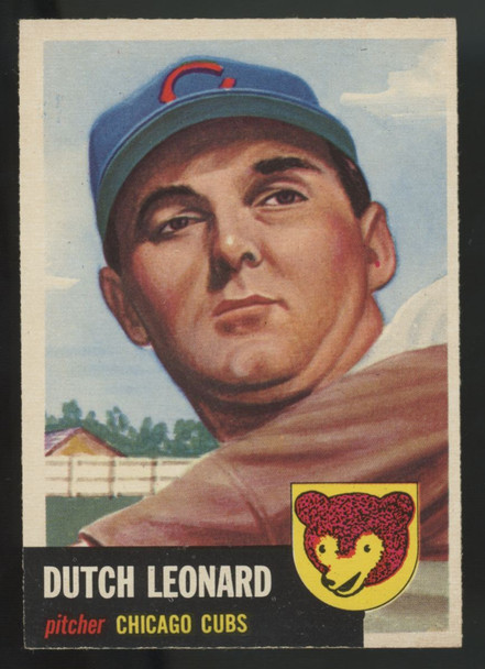1953 Topps Dutch Leonard #155 EX/MT