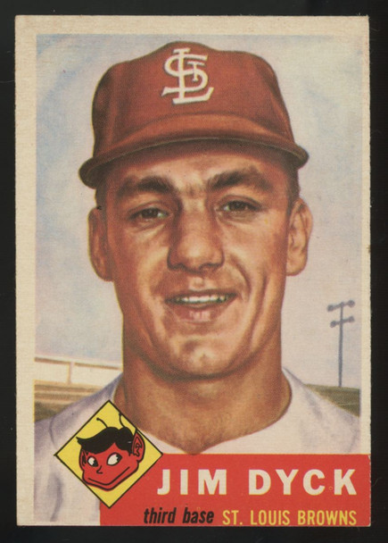 1953 Topps Jim Dyck #177 EX