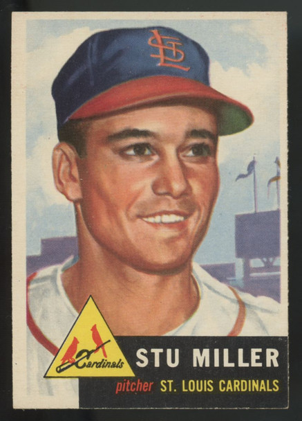 1953 Topps Stu Miller #183 EX/MT