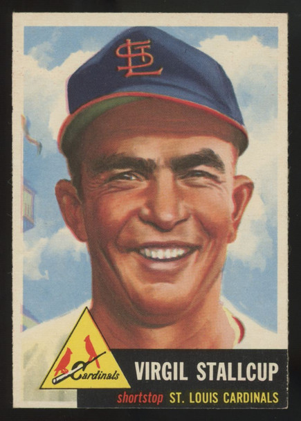 1953 Topps Virgil Stallcup #180 EX/MT