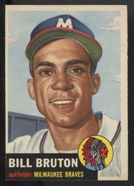 1953 Topps Bill Bruton #214 EX/MT