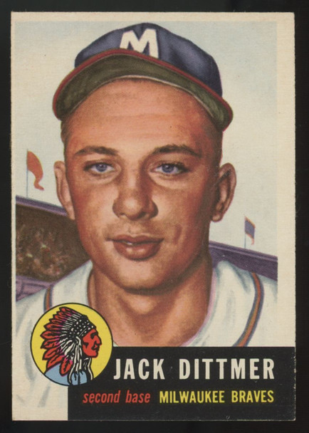 1953 Topps Jack Dittmer #212 EX