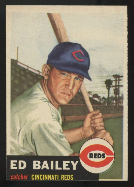 1953 Topps Ed Bailey #206 EX