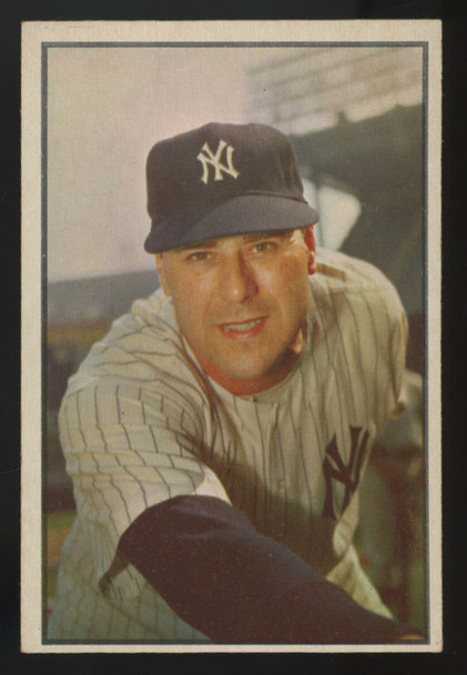 1953 Bowman Color Vic Raschi #27 EX