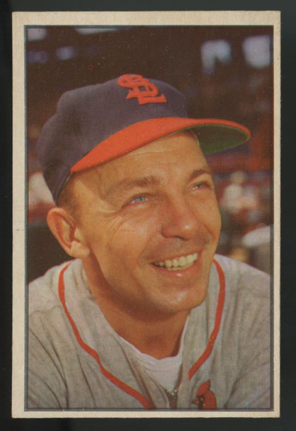 1953 Bowman Color Eddie Stanky #49 EX