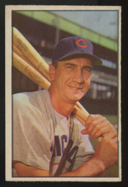 1953 Bowman Color Hank Sauer #48 VG/EX