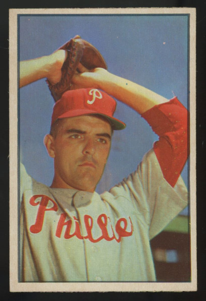 1953 Bowman Color Curt Simmons #64 NM