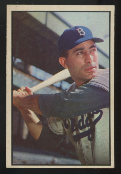 1953 Bowman Color Carl Furillo #78 EX