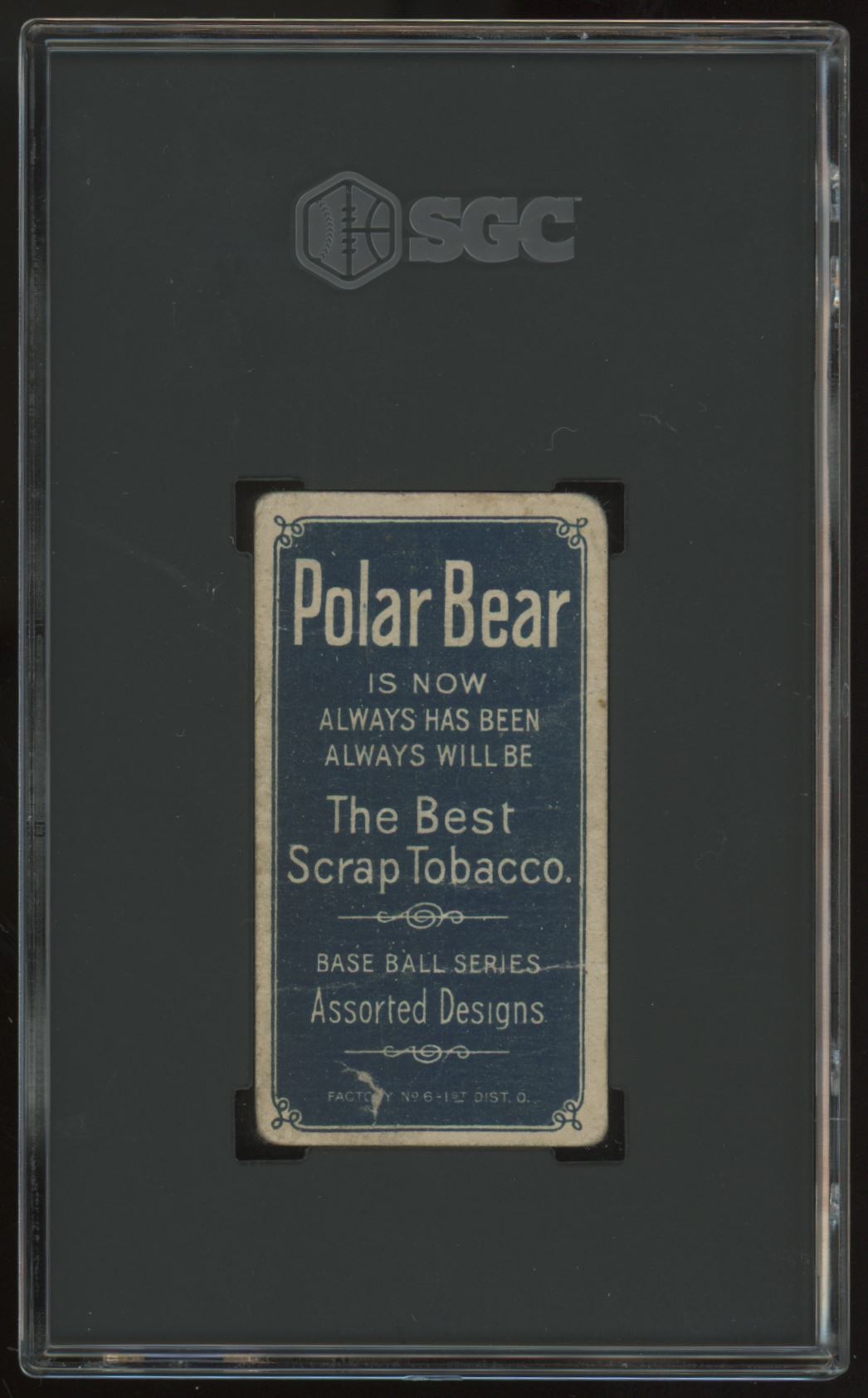 19091911 T206 Kid Elberfeld Fielding Polar Bear Back SGC 1 Legends