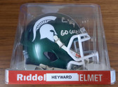 Connor Heyward Michigan State Autographed Riddell Replica Mini Helmet