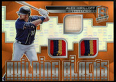 2021 Panini Spectra Alex Kirilloff Triple Relic Orange Prizm RC /15 #BB-AK