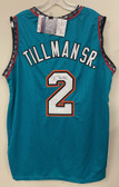 Xavier Tillman Signed Teal Grizzlies Jersey JSA Witnessed