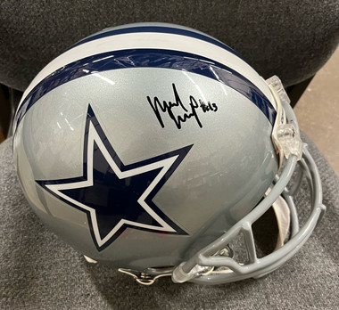 Michael Gallup Autographed Signed Full Size Dallas Cowboys Eclipse Helmet  JSA COA