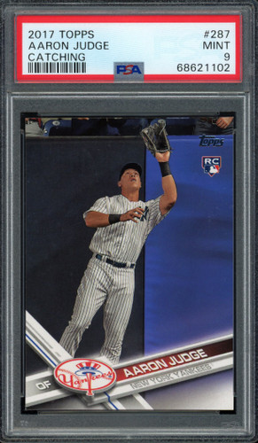 2013 Panini Prizm #33 Aaron Judge RC Rookie SILVER PRIZM AUTO PSA 9 Yankees