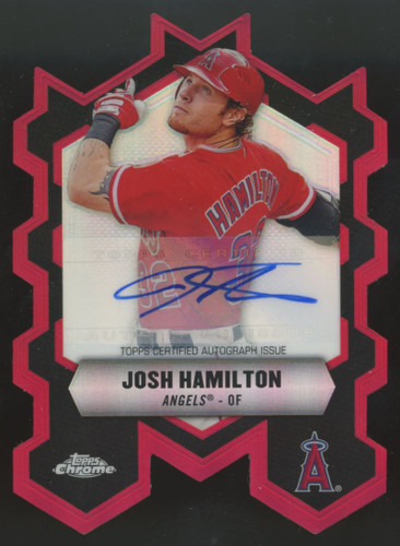 2013 Topps Supreme Josh Hamilton Stylings Auto Brown /35 #SS-JH