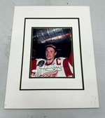 Steve Yzerman Signed Autographed 8x10 Photo w/ Mat JSA AK41152