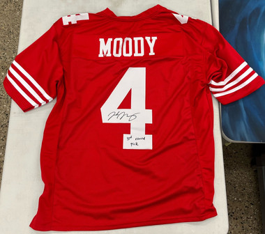 Jake Moody Signed Autographed San Francisco 49ers Jersey Red - Legends Fan  Shop