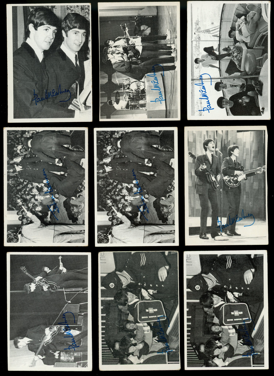 ビートルズ　TOPPSトレーディングカード「3RD SERIES 」1964年 VINTAGE 1964 TOPPS BEATLES 3RD SERIES B&W SIGNATURE TRADING