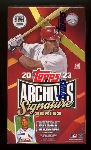 2022 Topps Archives Signature Series Retired Player Edition