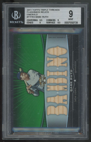 Babe Ruth 2011 Topps Triple Threads Card #27