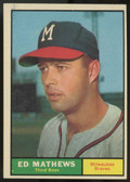 1961 Topps Eddie Mathews #120 EX/MT