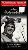 2012 Leaf The Living Legend Pete Rose Baseball Box Factory Sealed