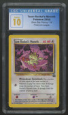 2000 Pokemon Team Rocket's Meowth Black Star Promo #18 CGC 10 Pristine