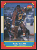 1986-87 Fleer Karl Malone RC #68 EX/MT