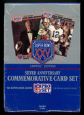 1990 Pro Set Super Bowl Silver Anniversary Football Set Box Factory Sealed