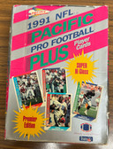 1991 Pacific Football Premier Edition Wax Box 36 Factory Sealed Packs