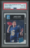 2016 Donruss Optic Jared Goff RC Rated Rookie #172 PSA 10