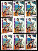 1984 Topps Don Mattingly RC #8 Lot of 9 NM or Better "G"