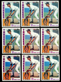 1984 Topps Don Mattingly RC #8 Lot of 9 NM or Better "B"