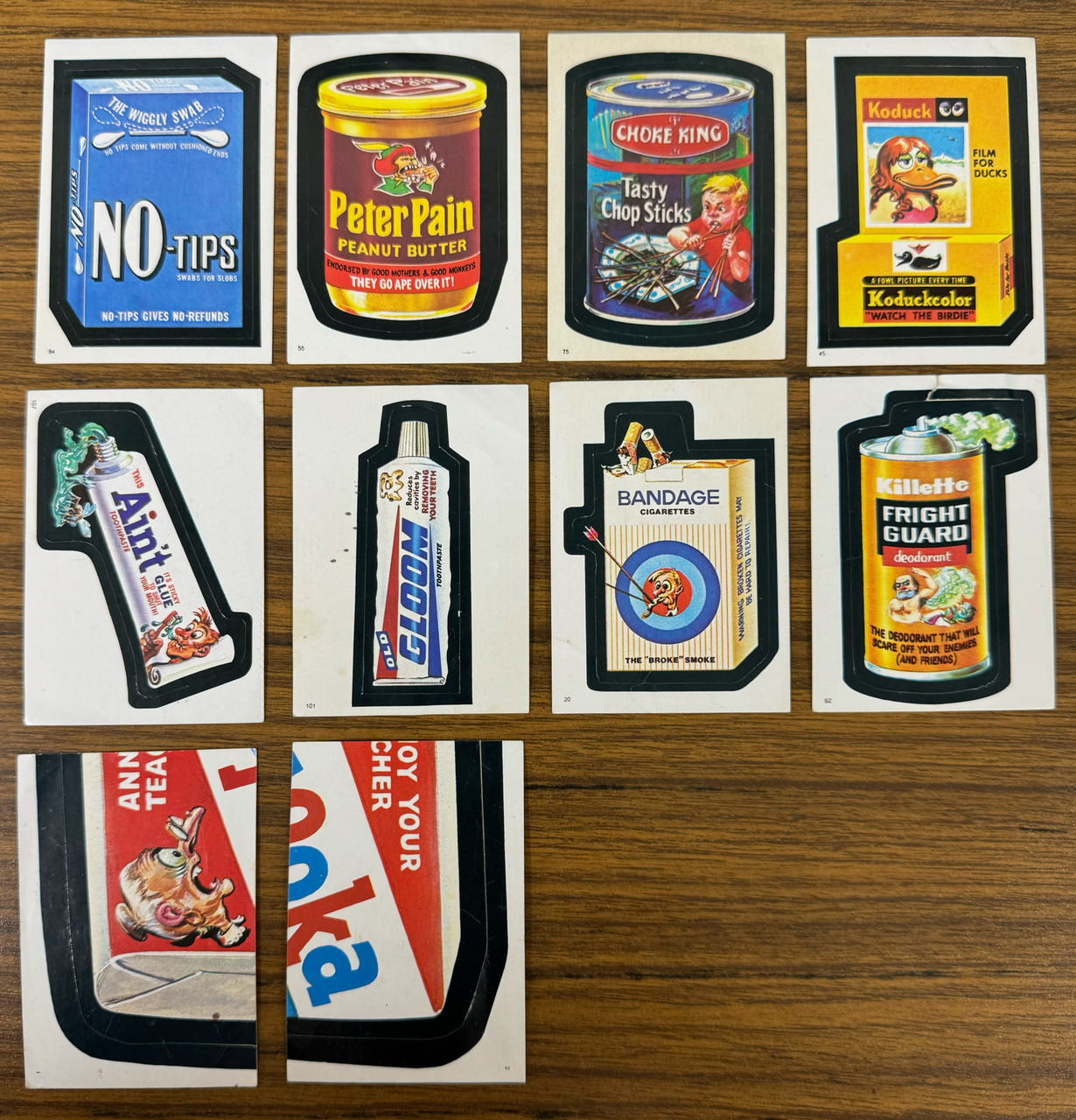 1980 & 1982 Topps Wacky Packages Stickers Lot of 41 Low